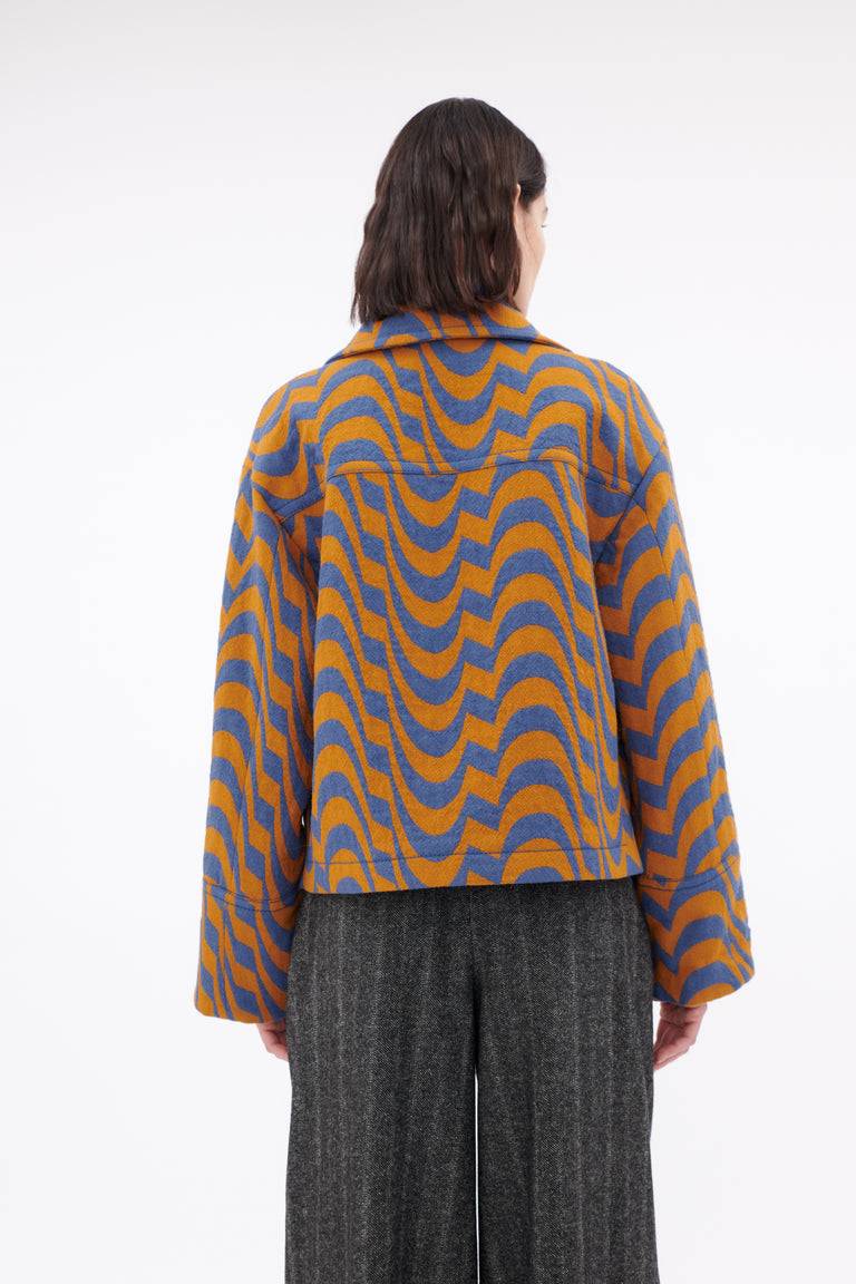 Odeeh Abstract Waves Jacke, Dark Cobalt JETZT KAUFEN