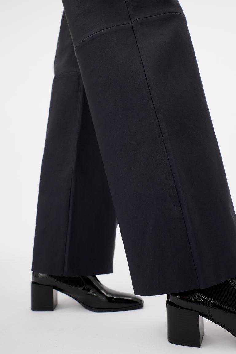 Odeeh Stretch Lamb Nappa Hose, Blackblue Speichern exportieren
