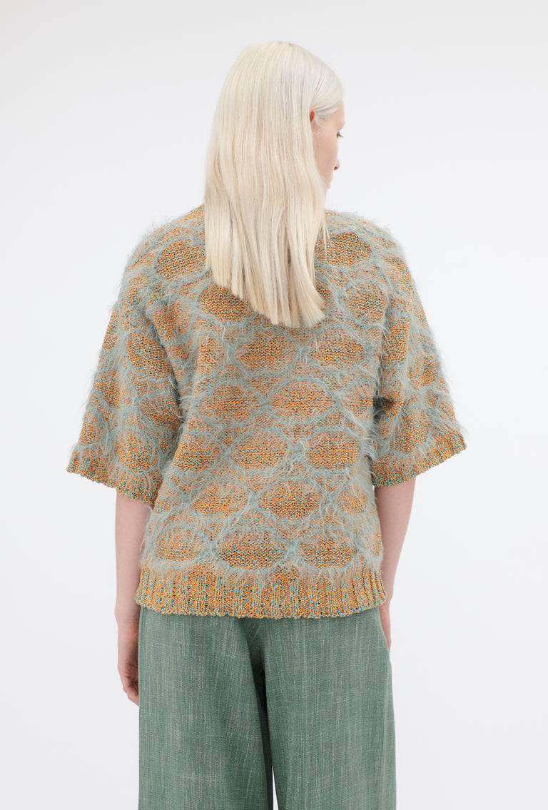 Odeeh Hairy Moulinè Pullover, French Green zollfrei