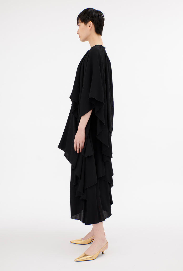 Odeeh Sablé Kleid, Jet Black Auslauf