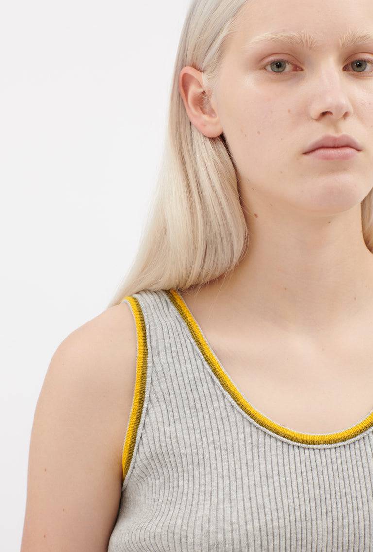 Odeeh Viscose Rib Top, Sunflower Verkauf