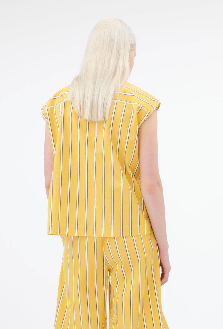 Odeeh Men's Stripe Bluse, Dandelion Begrenztes Angebot