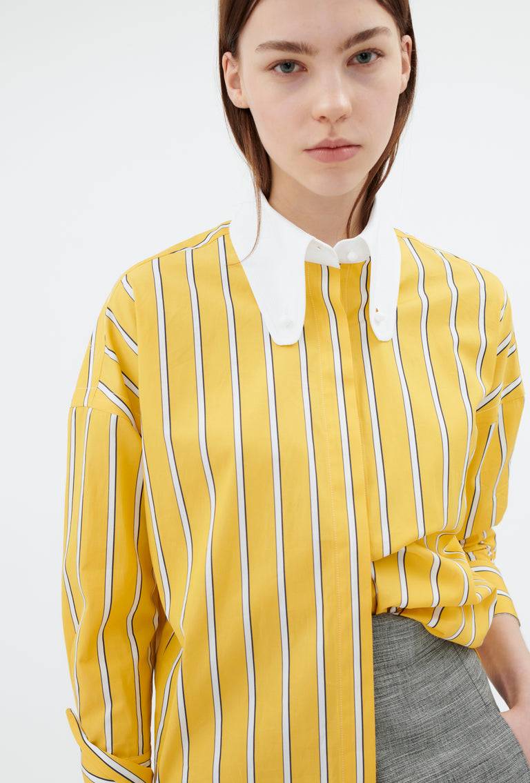 Odeeh Men's Stripe Bluse, Dandelion Online Shopping