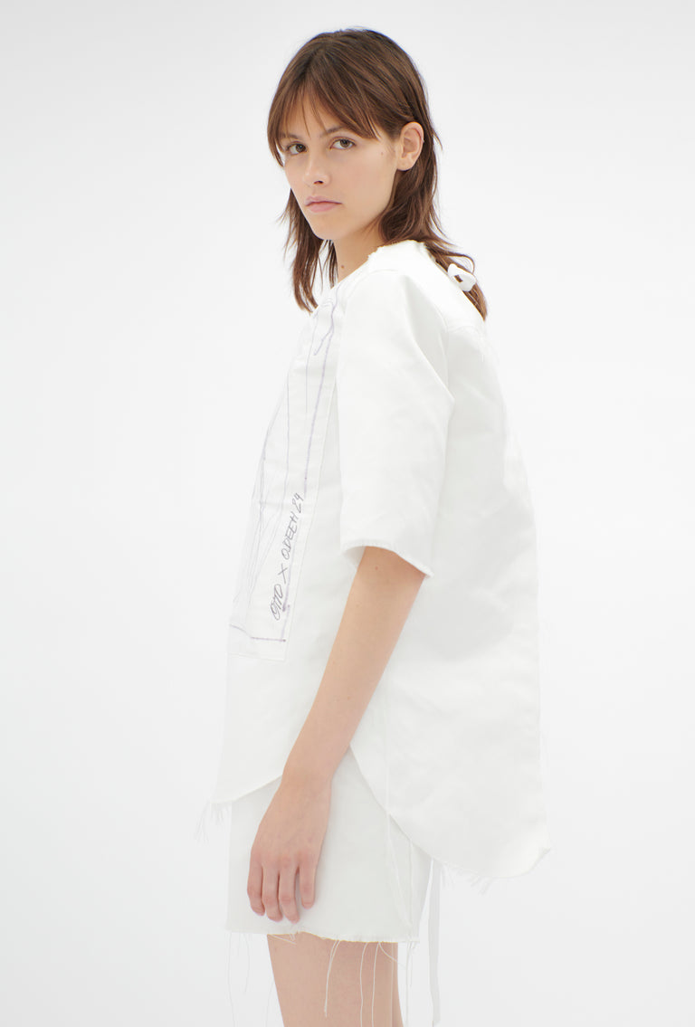 Odeeh Duchesse Bluse, White Exklusivangebot