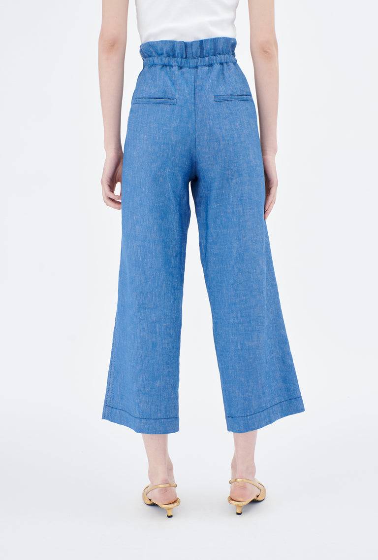Odeeh Cotton Linen Denim Hose, Ocean Muttertagsangebot