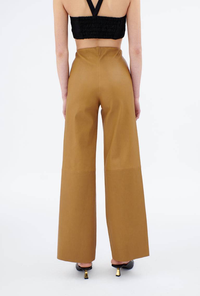 Odeeh Stretch Lamb Nappa Hose, Tiger's Eye Valentinstagsangebot