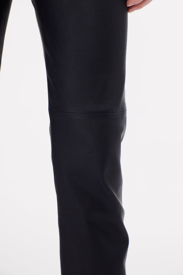 Odeeh Stretch Lamb Nappa Hose, Blackblue Heißer Verkauf