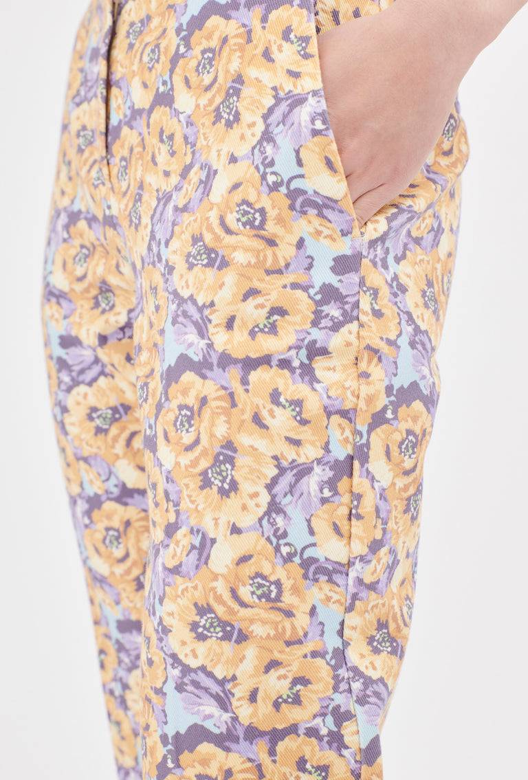 Odeeh Anemones Cotton Gabardine Hose, Lilac Neueste Mode