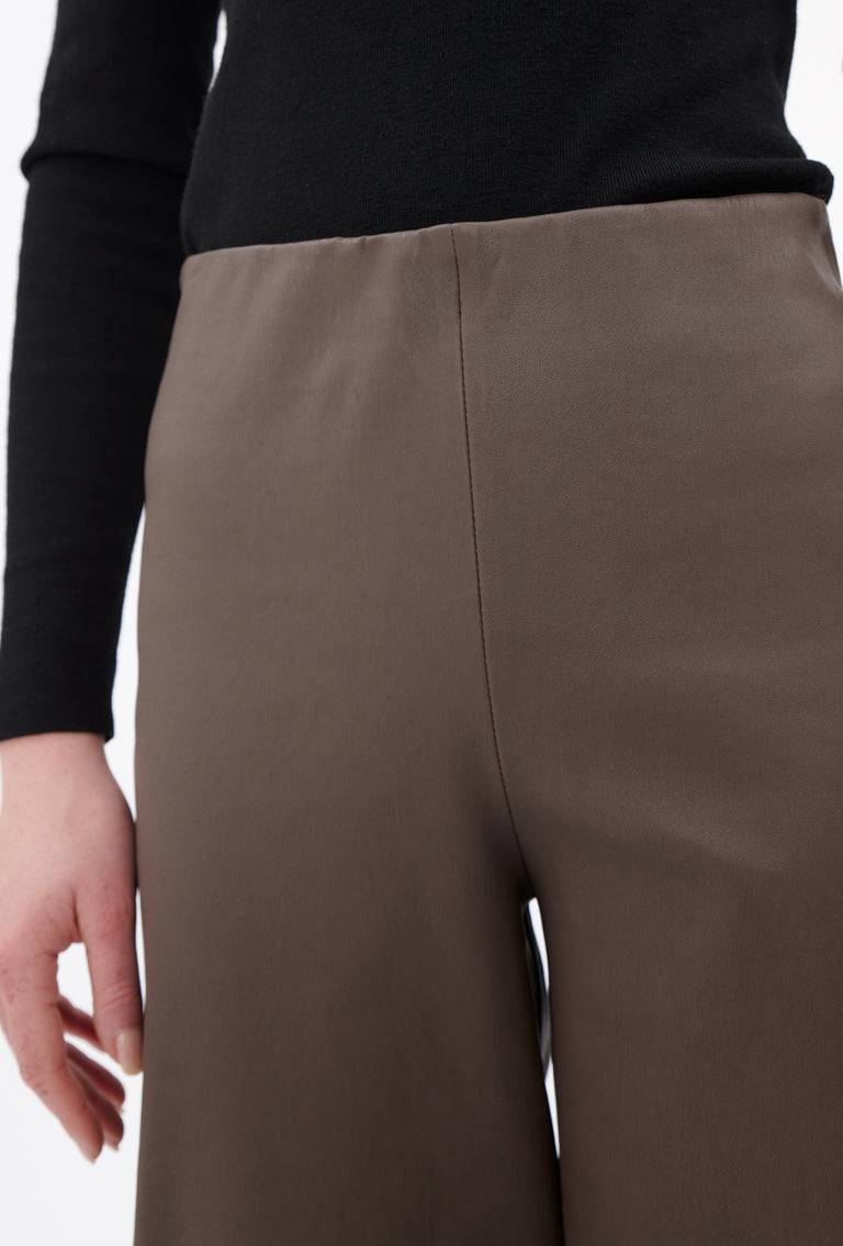 Odeeh Nappa Stretch Lederhose, Olive-brown Blitzangebot