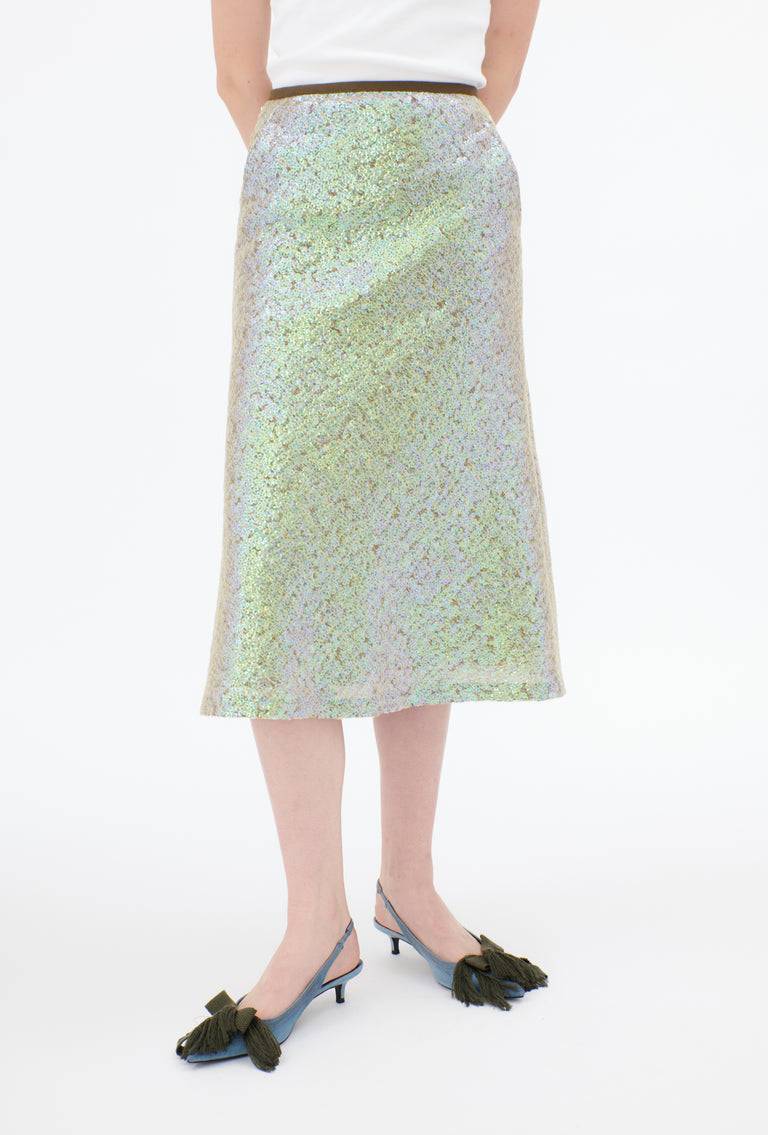 Odeeh Hazy Sequins Rock, Mermaid green Neuheiten