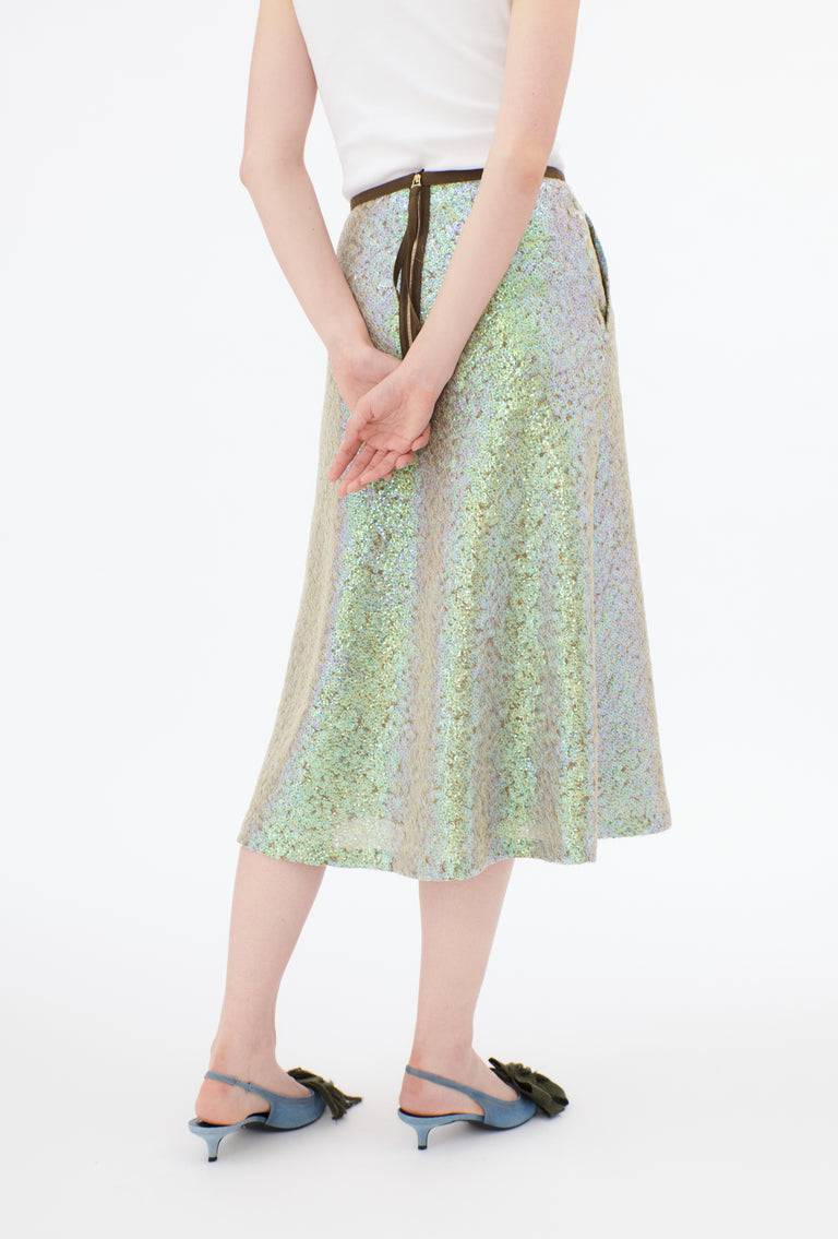 Odeeh Hazy Sequins Rock, Mermaid green Neuheiten
