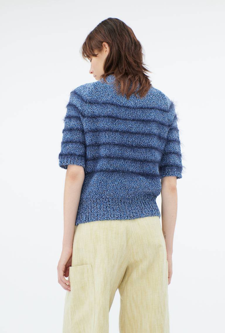 Odeeh Hairy Moulinè Pullover, Fayence Kostenlose Rückgabe