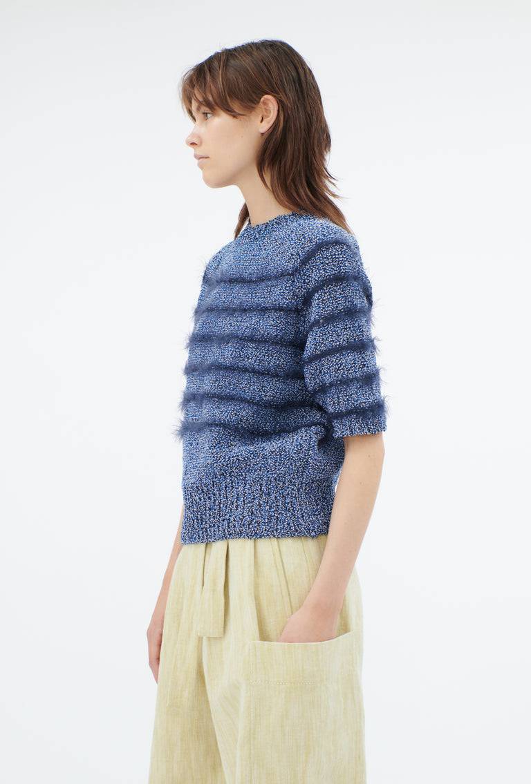 Odeeh Hairy Moulinè Pullover, Fayence Kostenlose Rückgabe