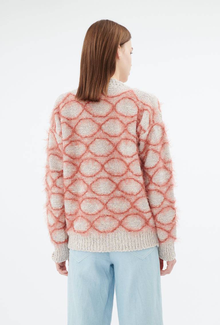 Odeeh Hairy Moulinè Cardigan, Basket Begrenzte Freigabe