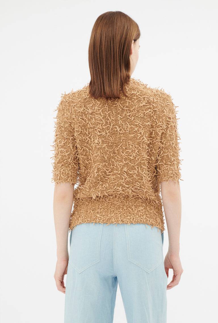 Odeeh Snippets Pullover, Brown Sugar Letzte 2 Tage