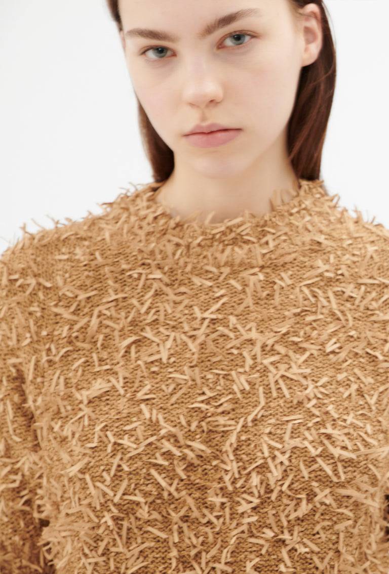 Odeeh Snippets Pullover, Brown Sugar Letzte 2 Tage