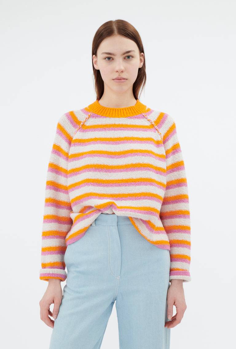 Odeeh Lido Stripe Pullover, Powder Bis zu 50% Rabatt
