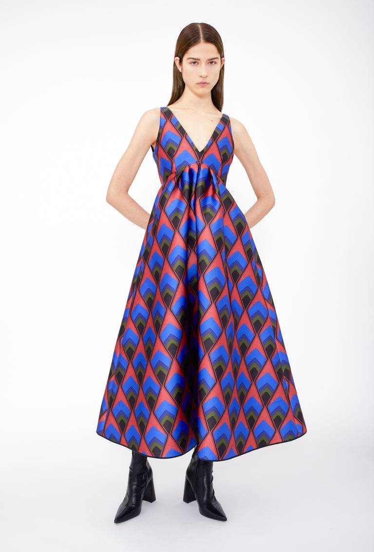 Odeeh Peacock Kleid, Cinnabar Nur für heute