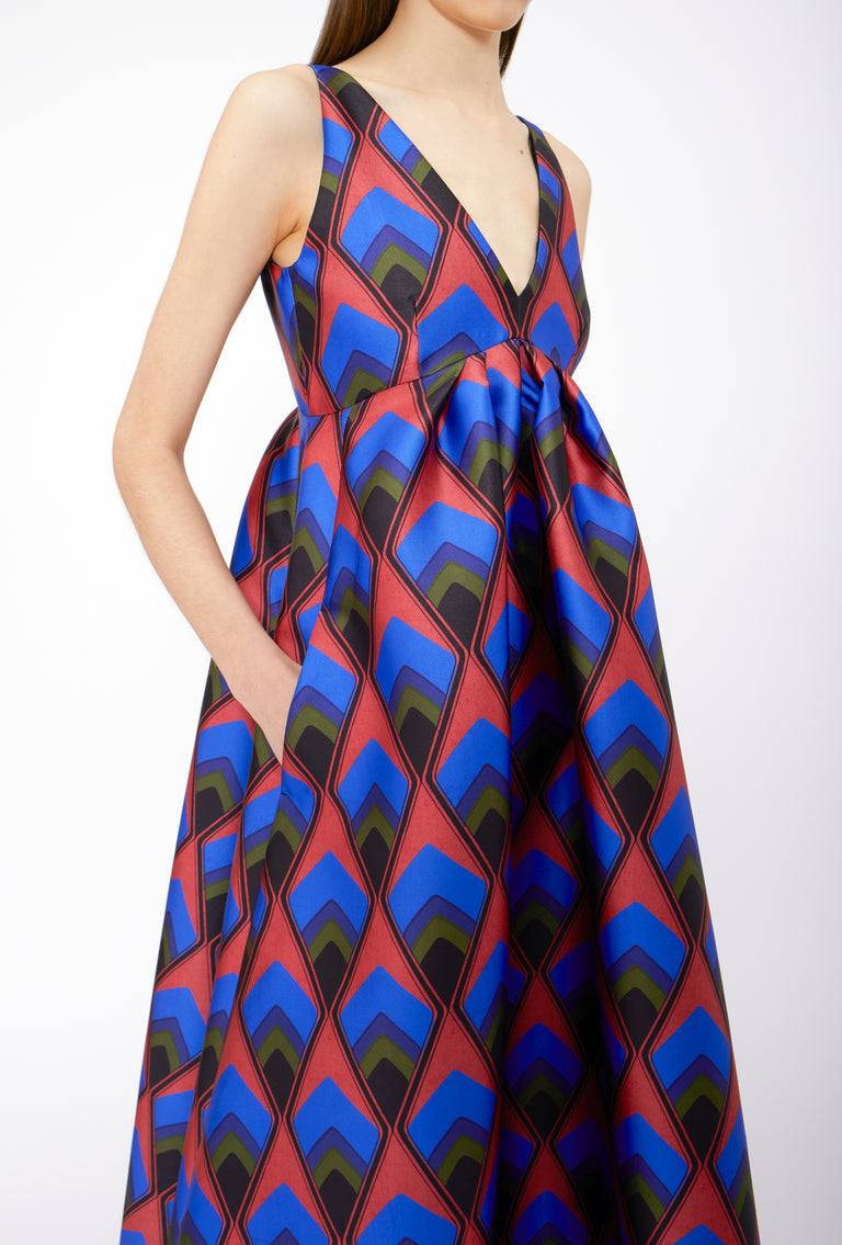 Odeeh Peacock Kleid, Cinnabar Nur für heute