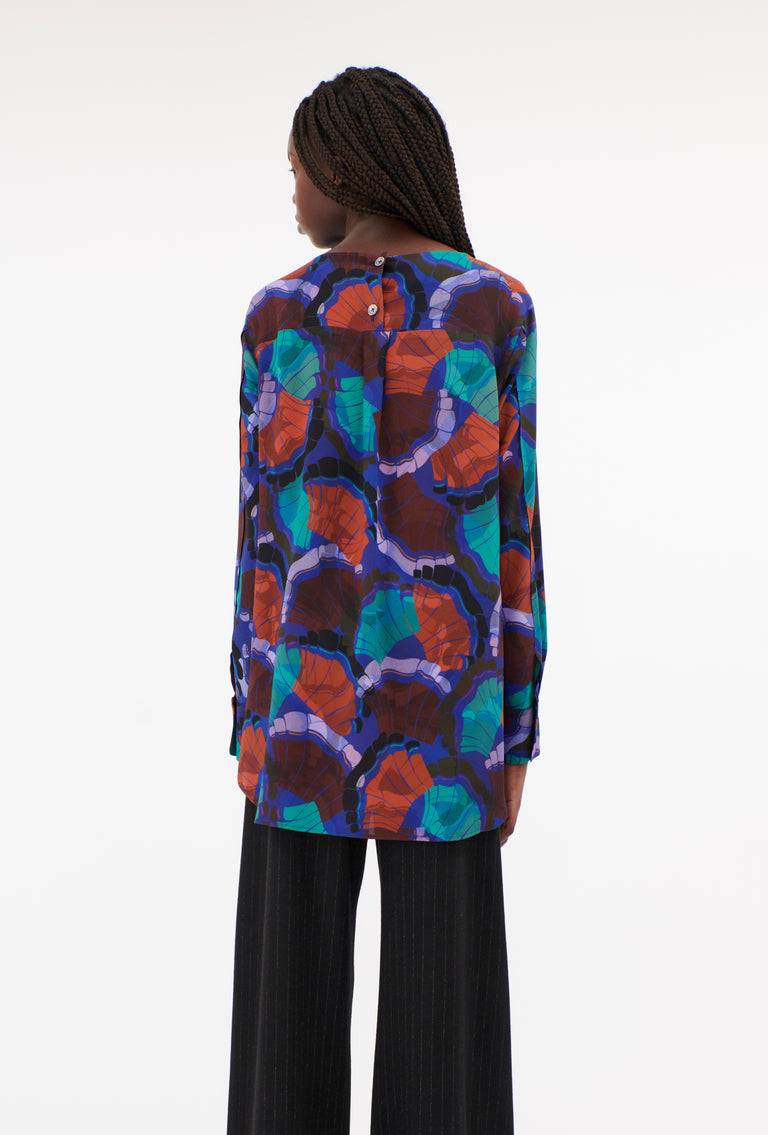 Odeeh Fans Bluse, Peacock Sonderangebot der Fabrik