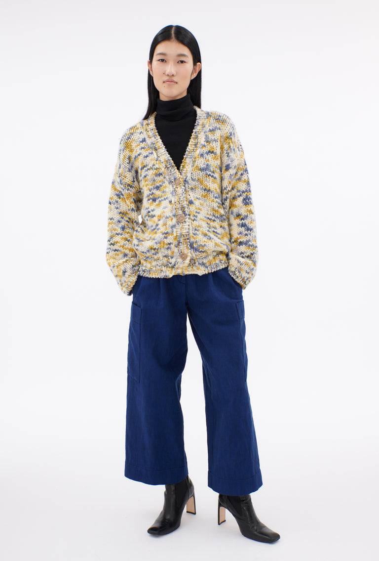Odeeh Multicolour Printed Wool Cardigan, Honey Vierteljährliche Förderung