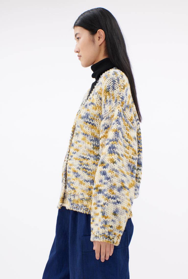 Odeeh Multicolour Printed Wool Cardigan, Honey Vierteljährliche Förderung