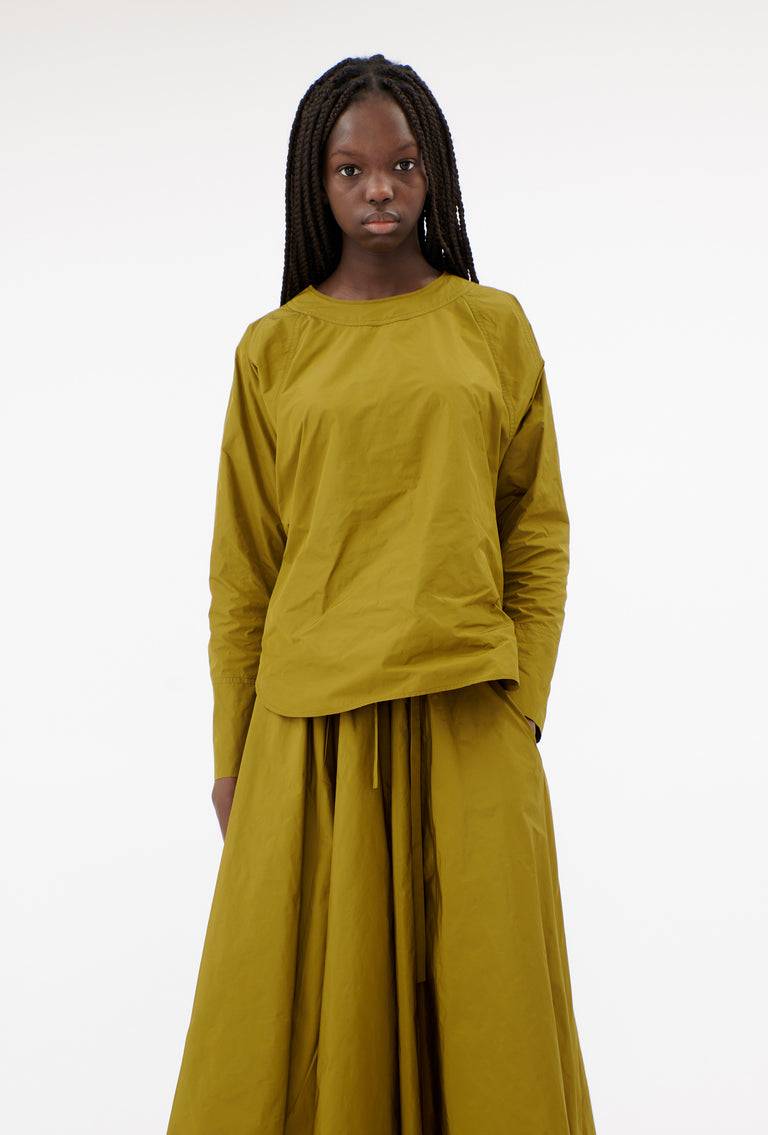 Odeeh Ultra Light Taffeta Shirt, Goldolive Bis zu 55% Rabatt