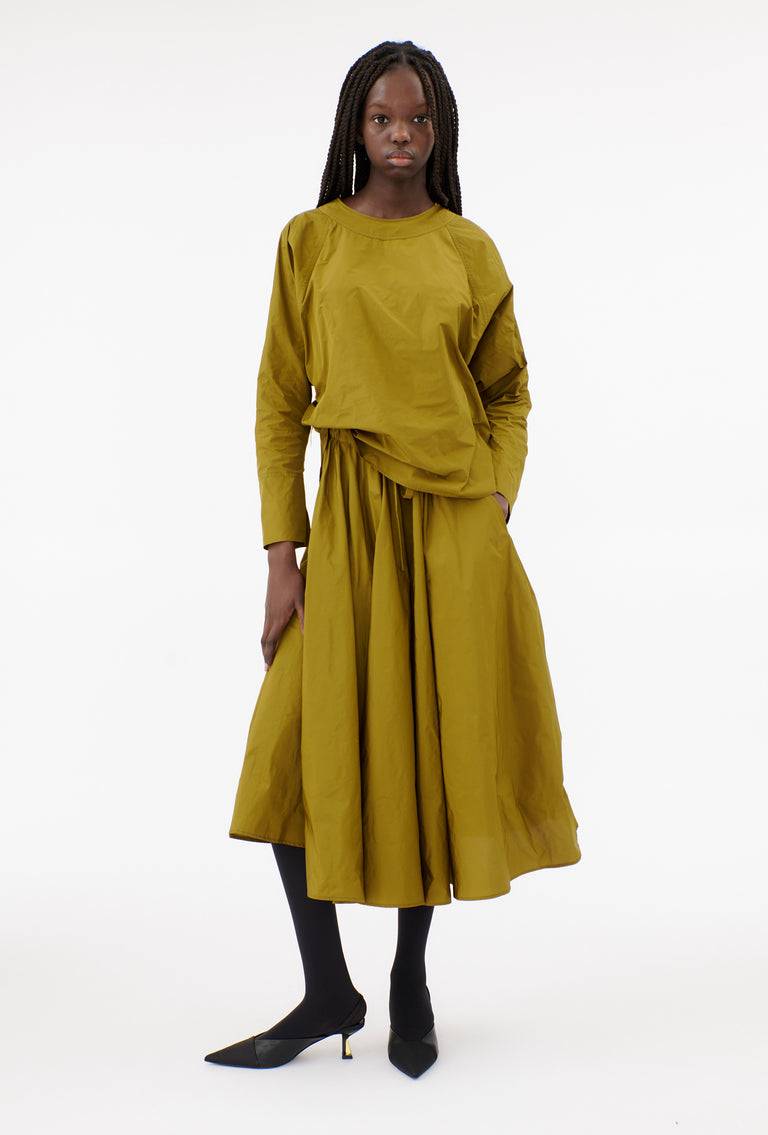 Odeeh Ultra Light Taffeta Shirt, Goldolive Bis zu 55% Rabatt