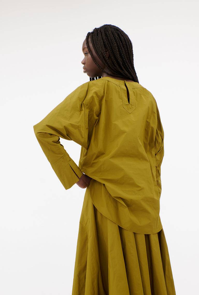Odeeh Ultra Light Taffeta Shirt, Goldolive Bis zu 55% Rabatt