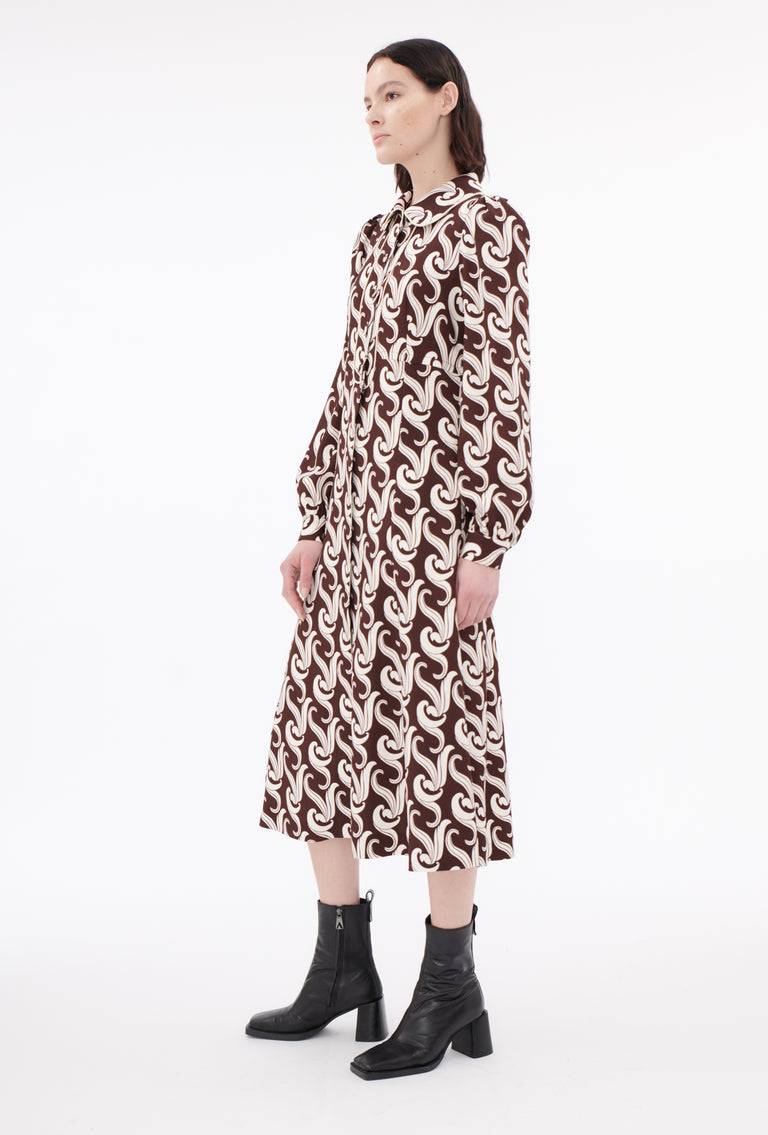 Odeeh Locks Kleid, Dark Chocolate Nur noch ein Tag übrig