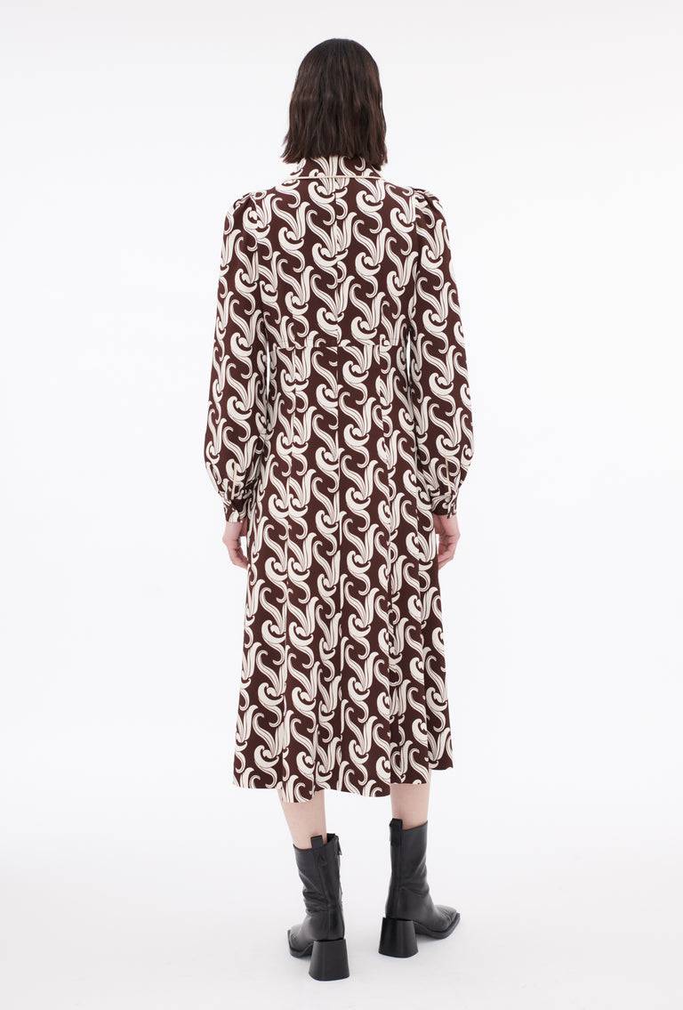 Odeeh Locks Kleid, Dark Chocolate Nur noch ein Tag übrig