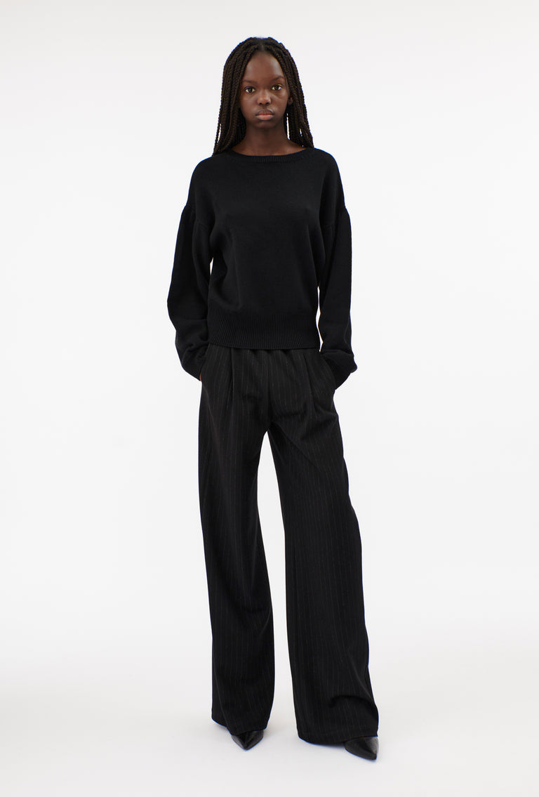 Odeeh Cash-Wool Mix Pullover, Jet Black Super Rabatt