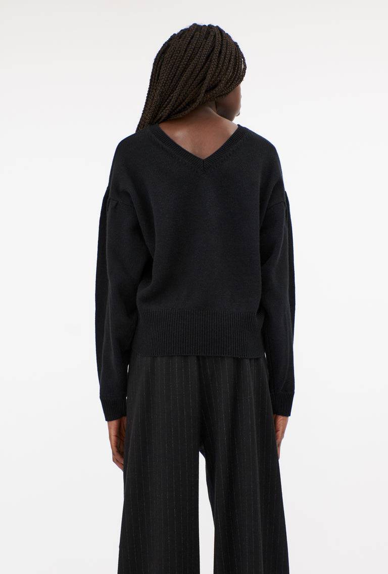 Odeeh Cash-Wool Mix Pullover, Jet Black Super Rabatt