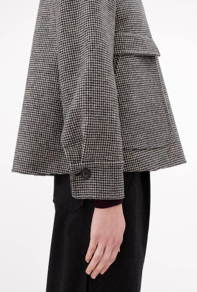 Odeeh Double Check "Made in Germany" Jacke, Black White Kostenloser Versand international