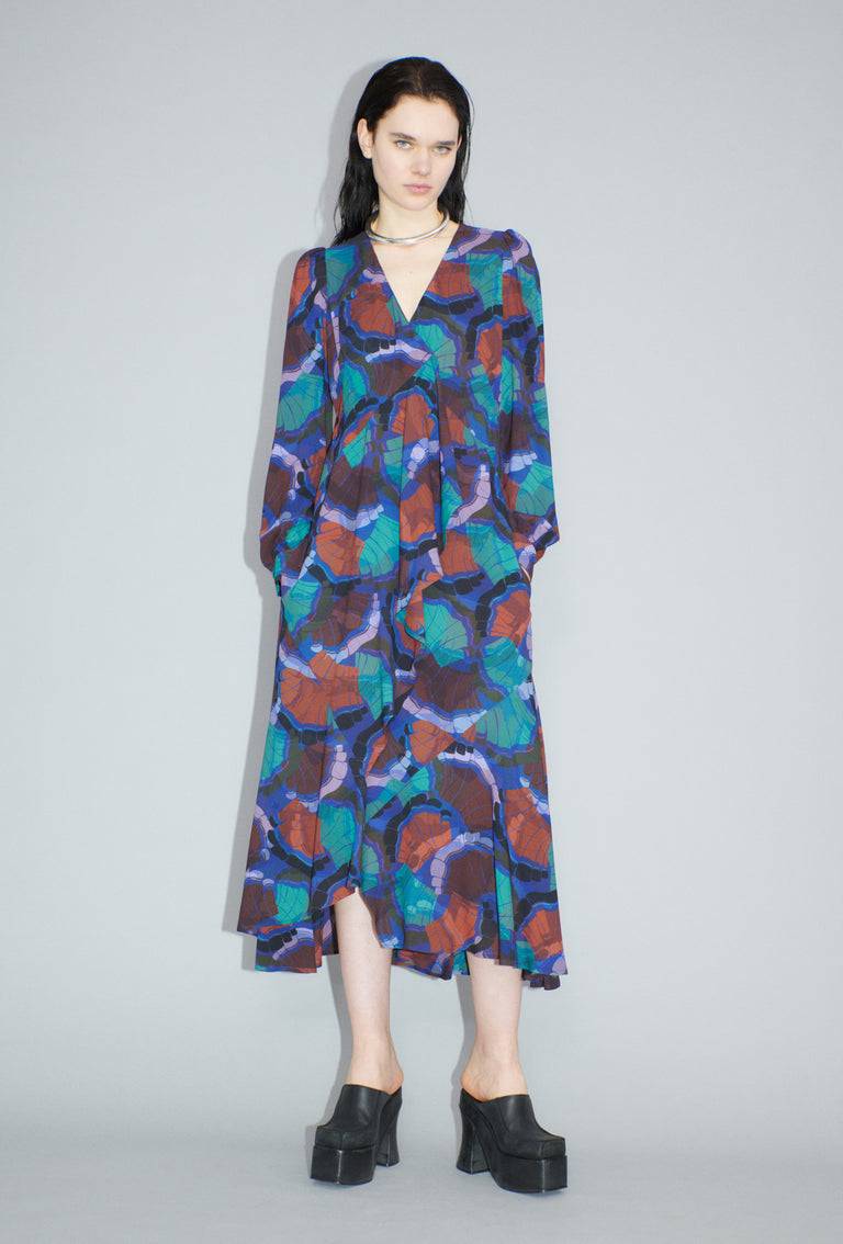 Odeeh Fans Kleid, Peacock Fabrikladen