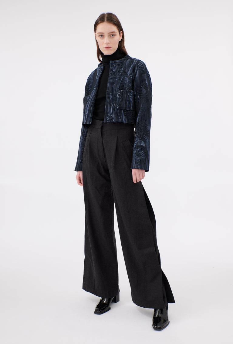 Odeeh Stretch Matelassè Jacke, Ink Black Friday Preise