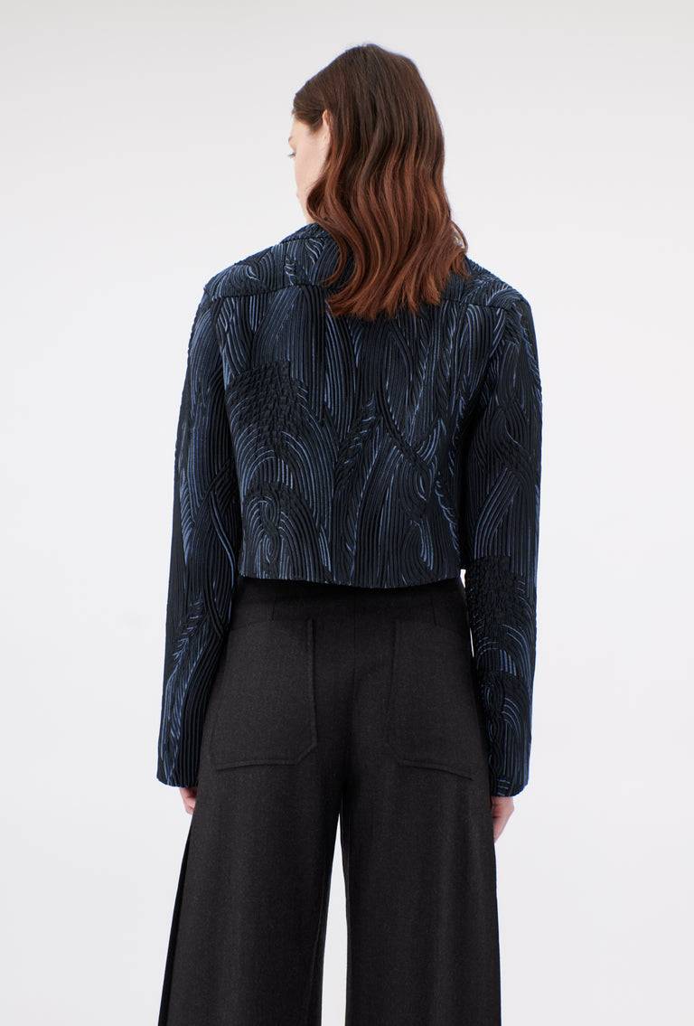 Odeeh Stretch Matelassè Jacke, Ink Black Friday Preise