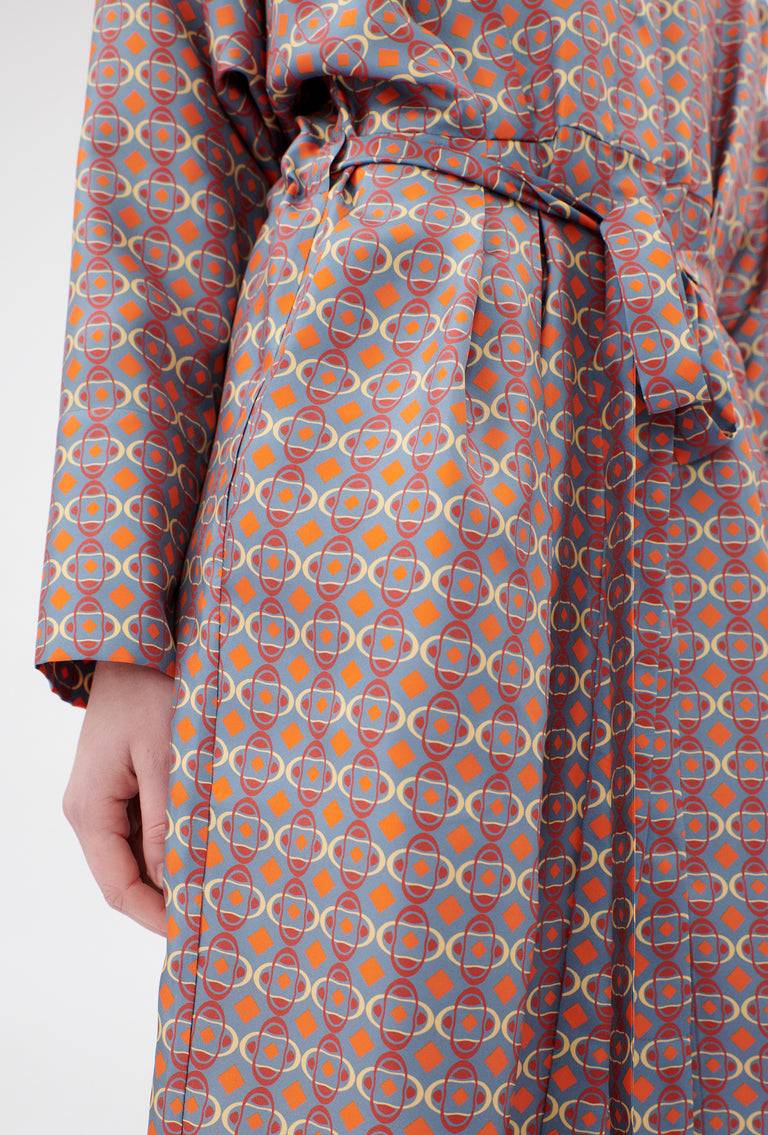 Odeeh Ovals & Squares Kleid, Stone Im Verkauf