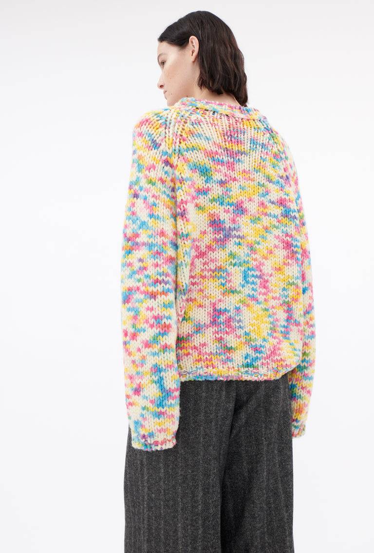 Odeeh Multicolor Printed Wool Pullover, Candy 50% Rabatt für begrenzte Zeit