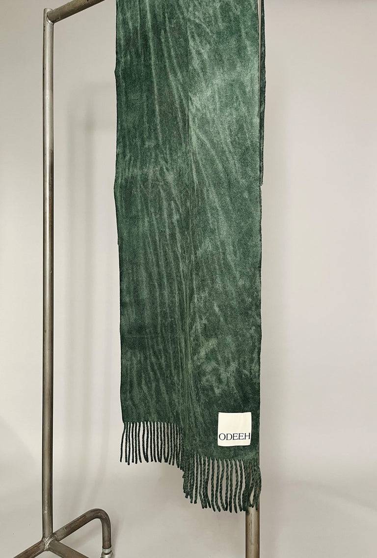 Odeeh Cold Dyed Schal, Forest Outlet