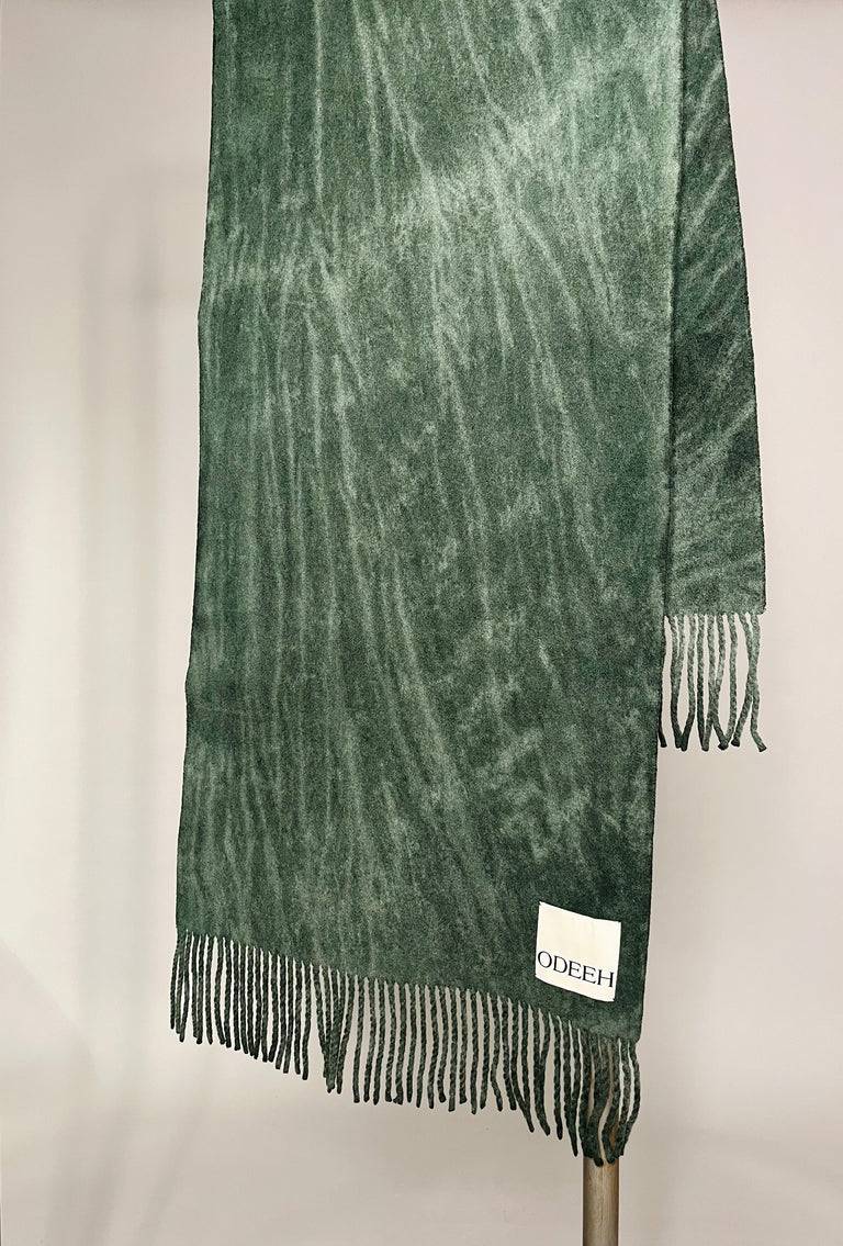 Odeeh Cold Dyed Schal, Forest Outlet
