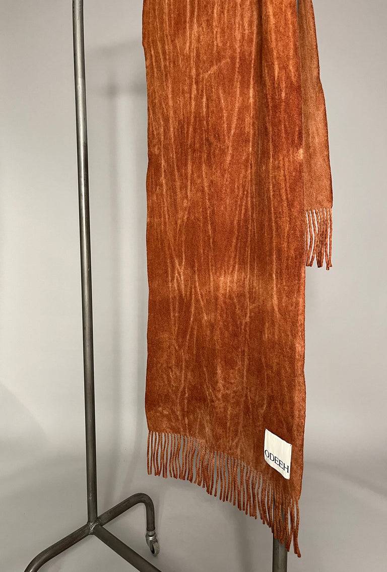 Odeeh Cold Dyed Schal, Toffee Verkauf