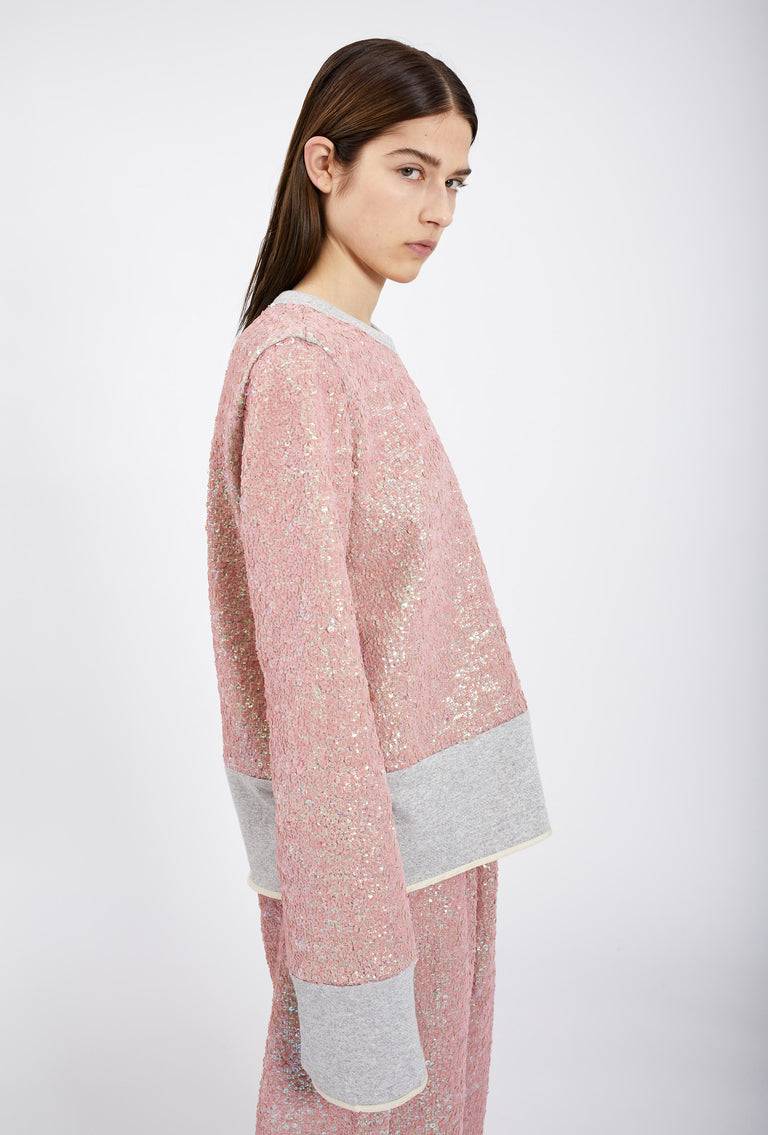 Odeeh Terry Sequins Shirt, Rosé Meist gekauft