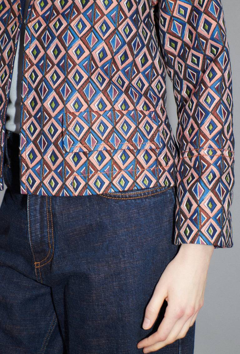 Odeeh Ethno Rhombs Jacke, Sapphire Valentinstagsangebot