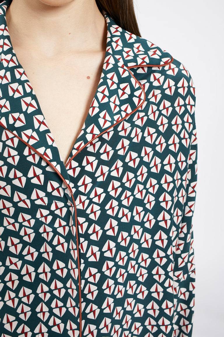 Odeeh Prisms Bluse, Juniper Top Angebot