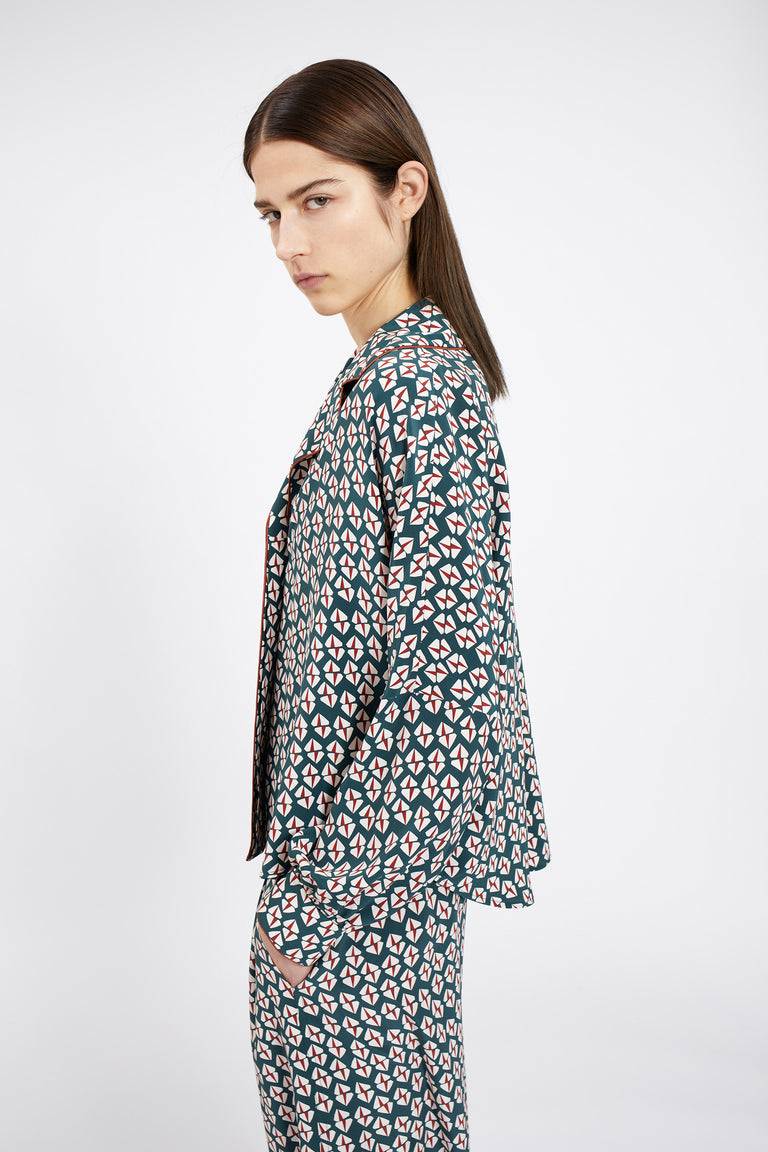 Odeeh Prisms Bluse, Juniper Top Angebot
