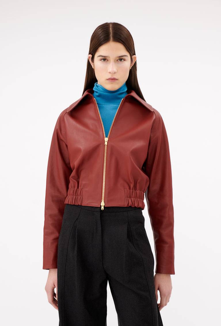 Odeeh Lamb Nappa Jacke , Tizian Red Tägliche Deals