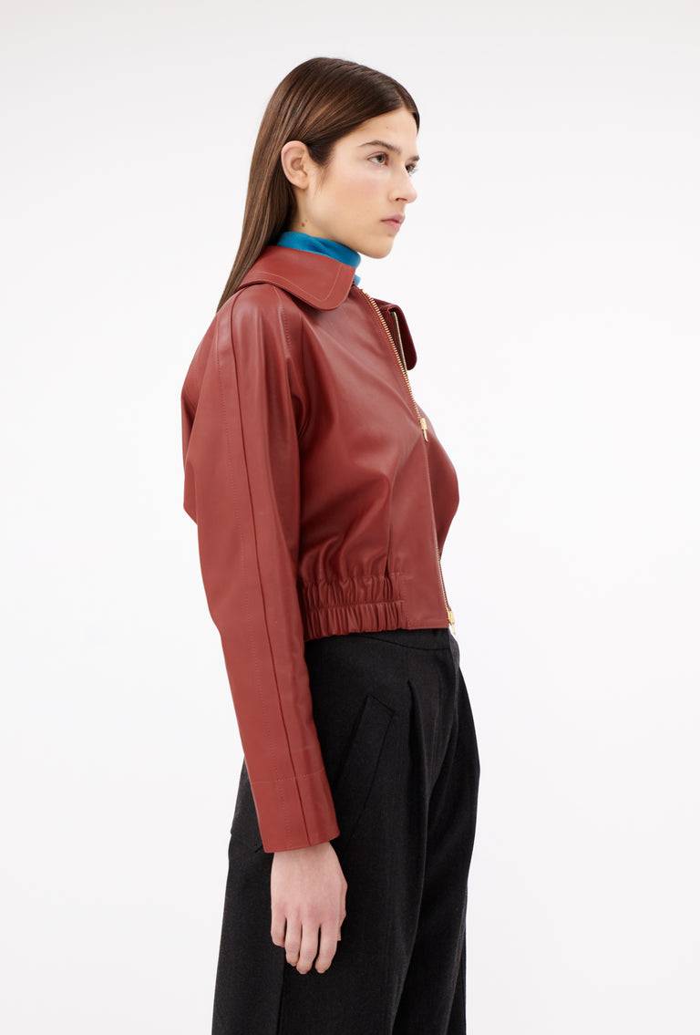 Odeeh Lamb Nappa Jacke , Tizian Red Tägliche Deals