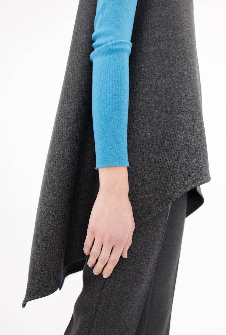 Odeeh Savile Row Wool Pique Top, Charcoal Sonderangebote