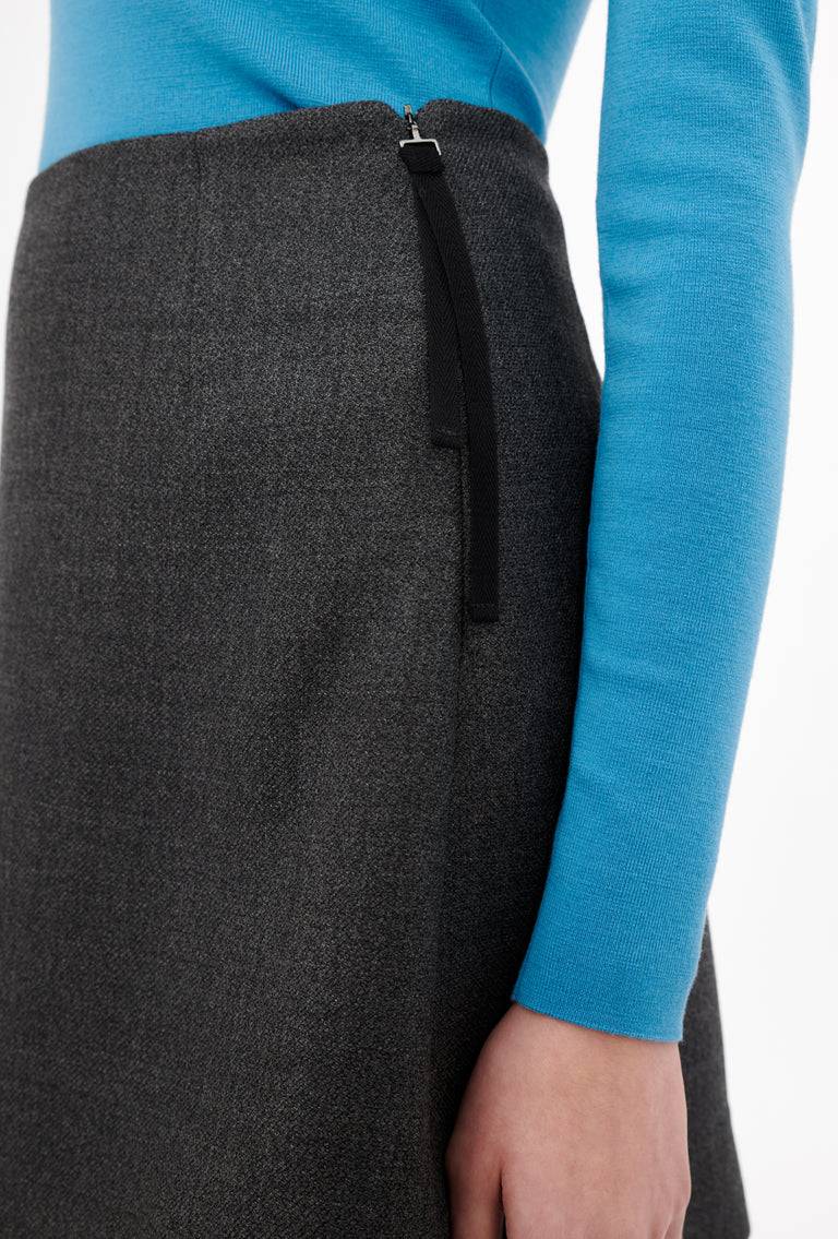 Odeeh Savile Row Wool Pique Rock, Charcoal Tiefpreis